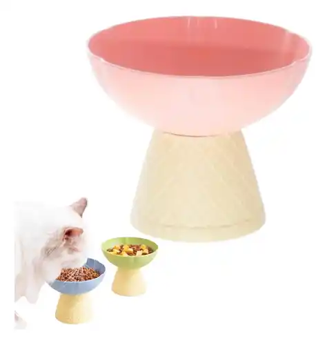 COMEDOR EN FORMA DE CONO ALTO