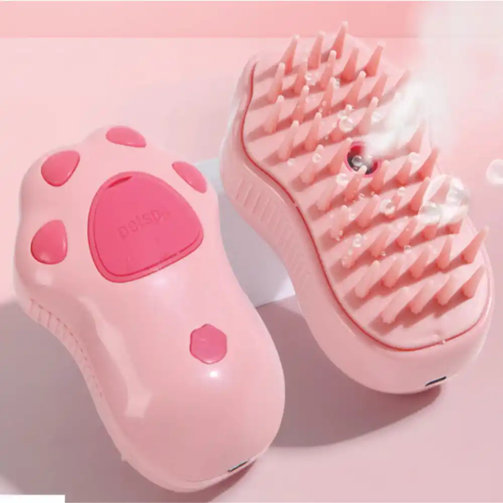 CEPILLO PEINE VAPOR ROSADO